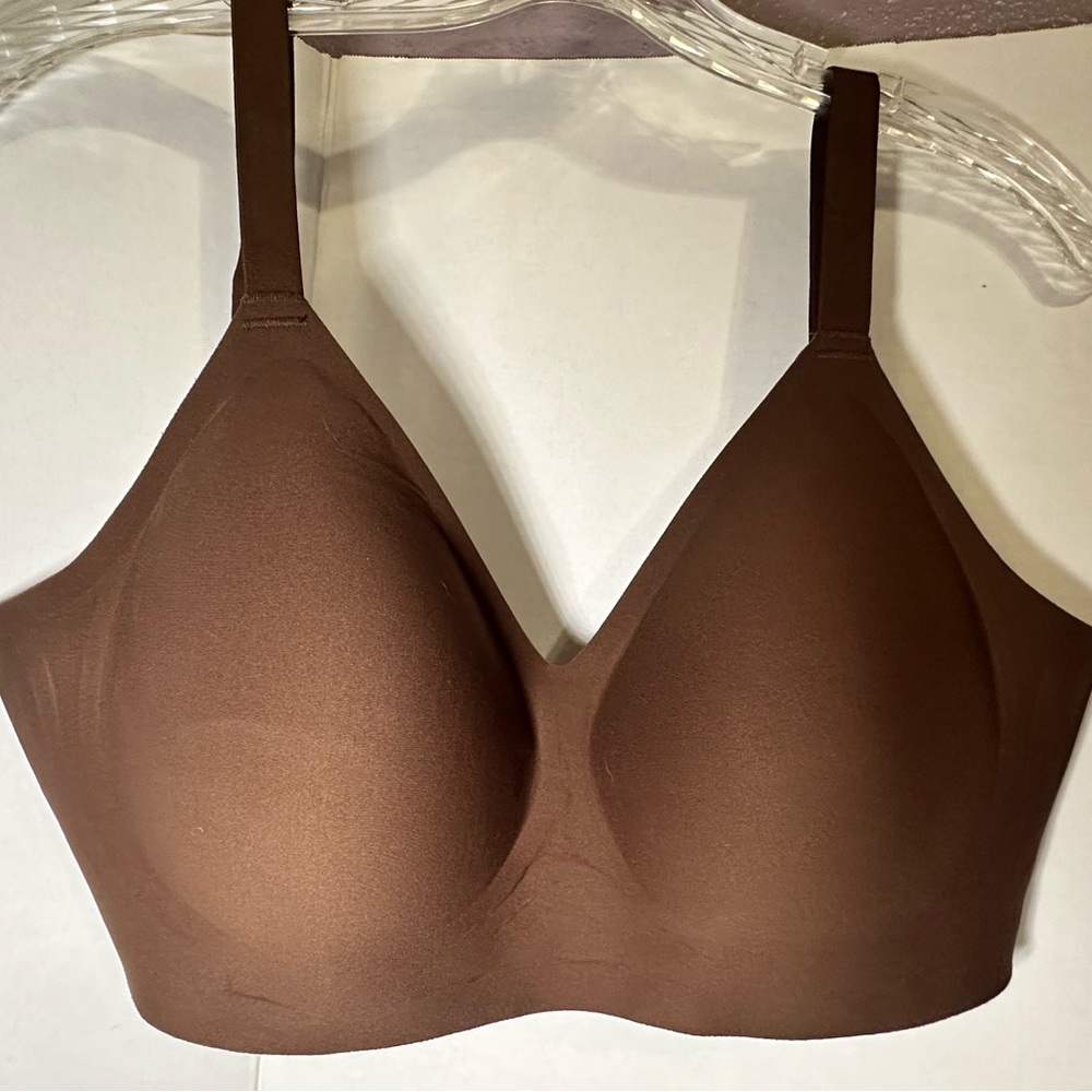 New With Tags As Fairy Comfort Soft Wireless Bra Coffee 36D